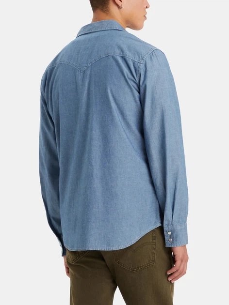 Koszula męska jeansowa Levi's Classic Western 85745-0156 L Niebieska (5401128882526) - obraz 2