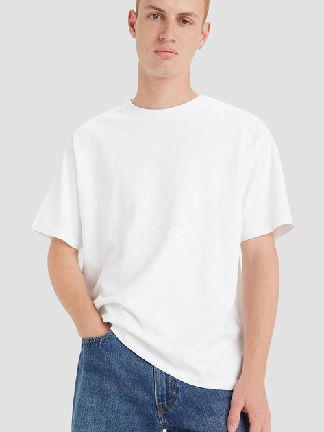Koszulka męska bawełniana Levi's Red Tab Vintage A0637-0000 S Biała (5400970256585) - obraz 3