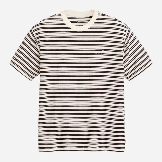 Футболка бавовняна чоловіча Levi's Red Tab Vintage A0637-0115 XL Молочний/Чорний (5401157505687) - зображення 5