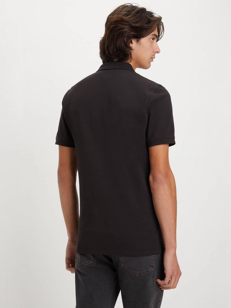 Koszulka polo męska elegancka Levi's Slim Housemark A4842-0015 M Czarna (5401105438272) - obraz 2
