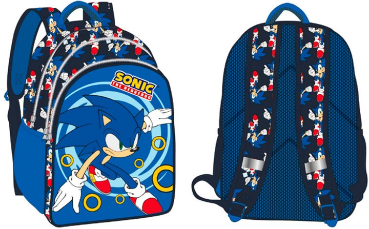 Plecak Sega Sonic The Hedgehog 42 cm (8435631313168) - obraz 2