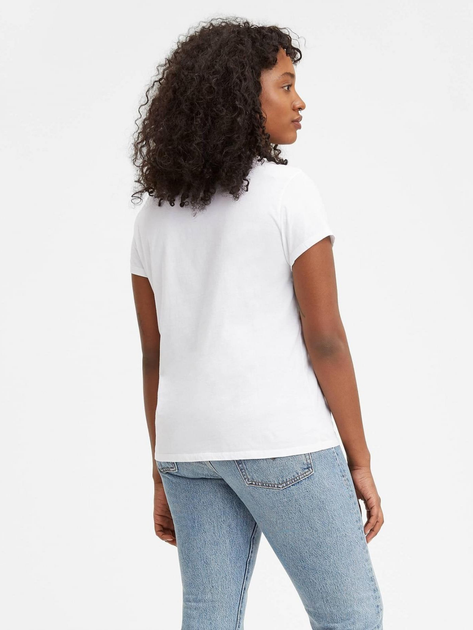 Футболка бавовняна жіноча Levi's The Perfect 17369-0053 XL Біла (5415212308816) - зображення 2