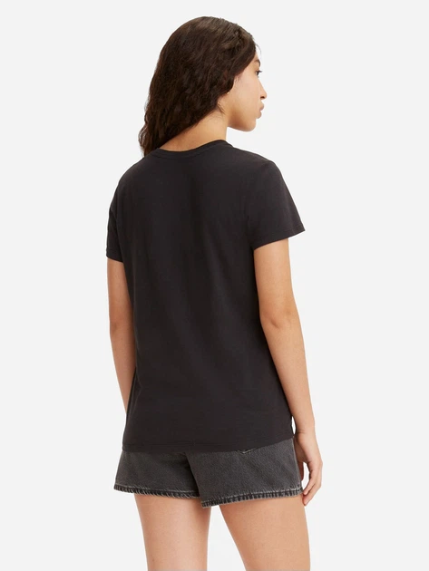 Футболка бавовняна жіноча Levi's The Perfect 17369-2544 M Чорна (5401128684281) - зображення 2
