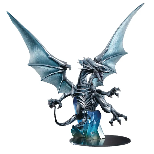 Figurka Megahouse Yu Gi Oh Holographic Edition Art Works Duel Monsters Blue Eyes White Dragon 28 cm (4535123834691) - obraz 1