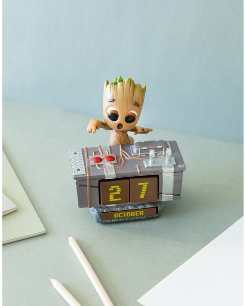 Календар 3D Grupo Erik Marvel Guardians of the Galaxy Groot 11.5 x 9.9 x 13.5 см (8435497280789) - зображення 4