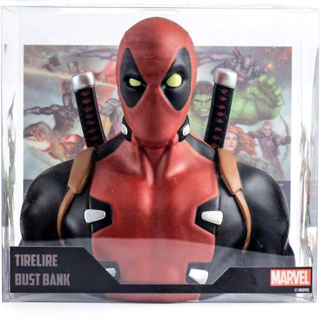 Skarbonka popiersie Semic Studio Marvel Deadpool 20 cm (3760226374244) - obraz 1