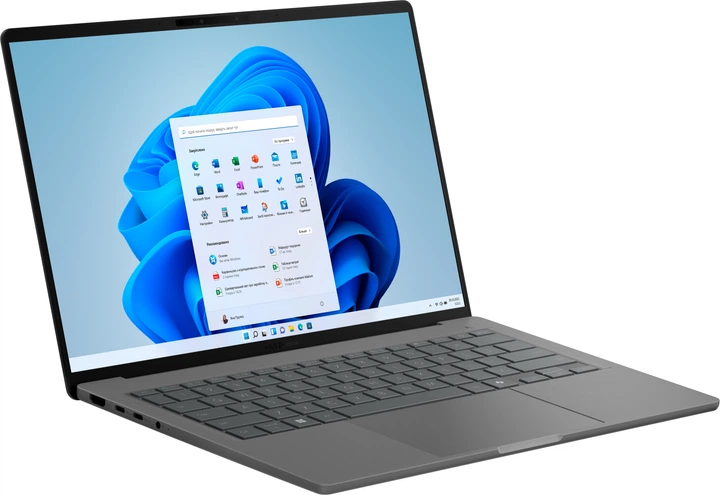 Laptop ASUS Zenbook A14 OLED UX3407RA-QD010W (90NB1502-M00F40) Iceland Gray + firmowy pokrowiec - obraz 3