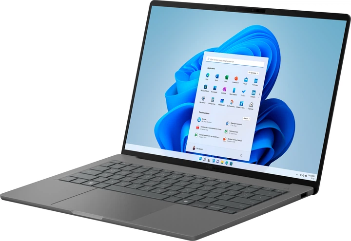 Laptop ASUS Zenbook A14 OLED UX3407RA-QD010W (90NB1502-M00F40) Iceland Gray + firmowy pokrowiec - obraz 4