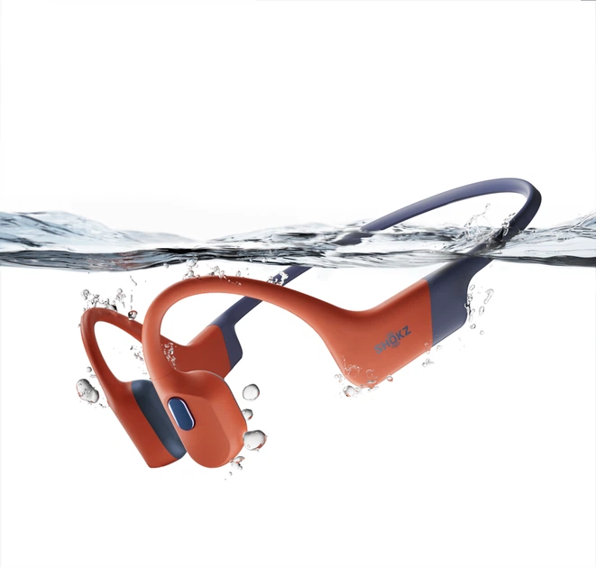 Беспроводные наушники костные Shokz OpenSwim Pro Red (S710-ST-RD