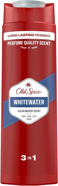 Гель для душу Old Spice Whitewater 3-в-1 400 мл (4084500978911) - Фото 1 Гель для душу Old Spice Whitewater 3-в-1 400 мл (4084500978911) - зображення 1