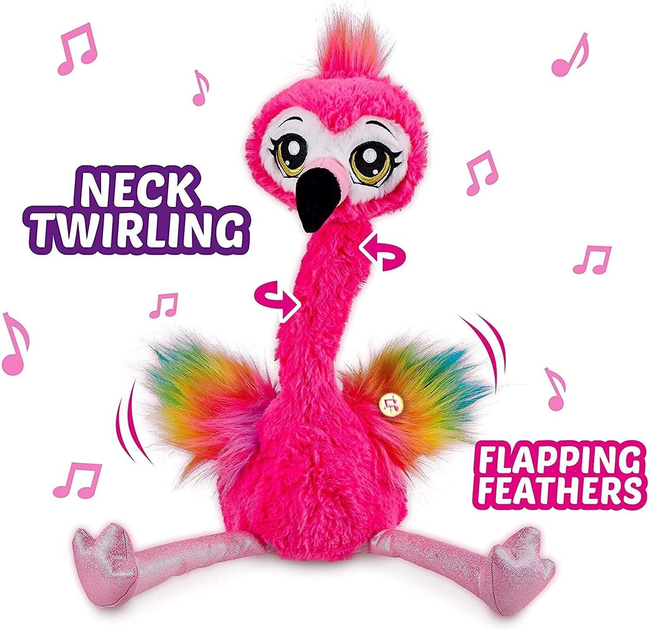 Zabawka interaktywna Zuru Pets Alive Flamingo Różowy (0193052023803) - obraz 4
