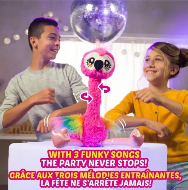 Zabawka interaktywna Zuru Pets Alive Flamingo Różowy (0193052023803) - obraz 6