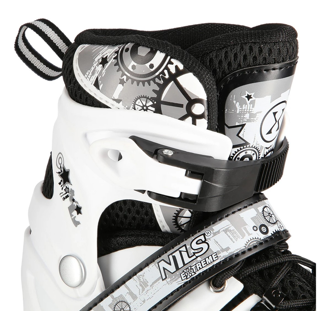 Łyżworolki Nils Extreme 4 w 1 NH10905 31-34 S LED Białe (5907695537246) - obraz 6