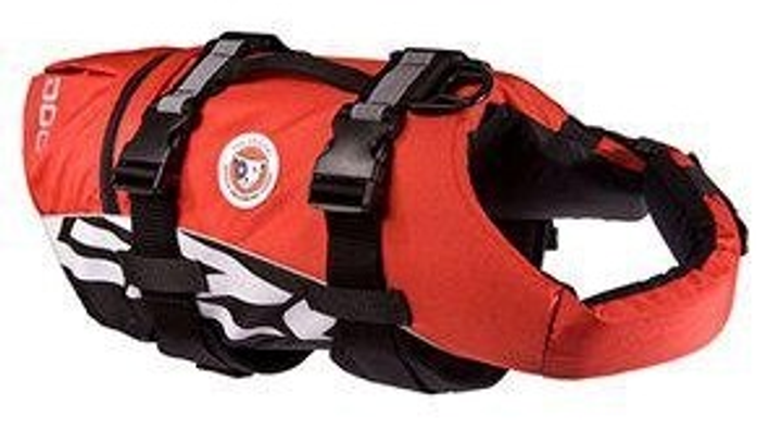 Kamizelka Ezydog Life jacket M 38-50 cm 18-27 kg czerwony (5708214984059) - obraz 1