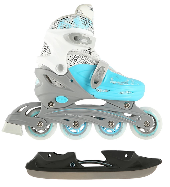 Łyżworolki Nils Extreme 4 w 1 NH18331 31-34 S Niebieski (5907695596403) - obraz 10
