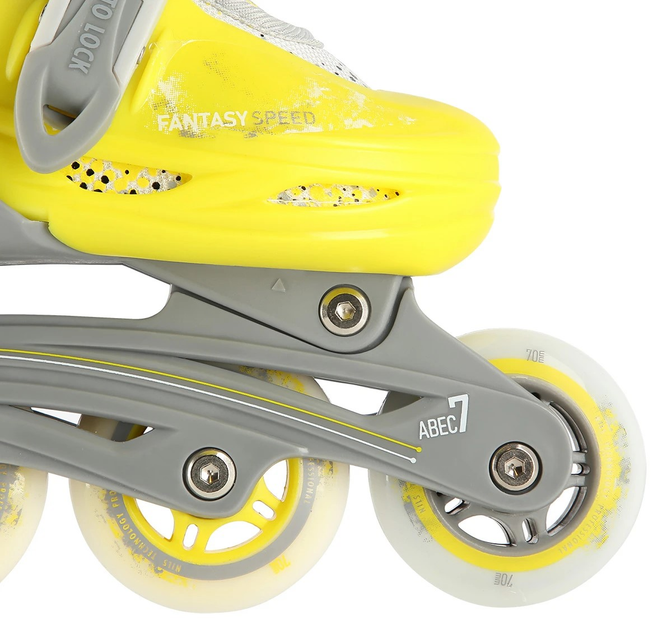 Łyżworolki Nils Extreme 4 w 1 NH18331 31-34 S Limonkowy (5907695596441) - obraz 12