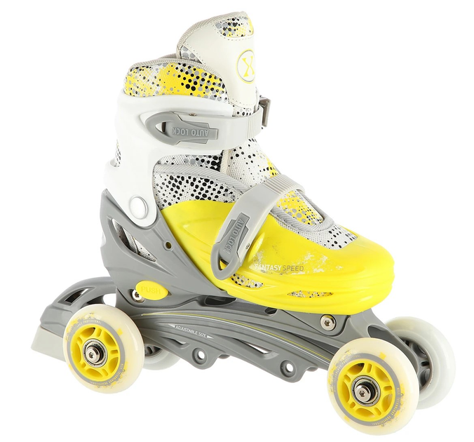 Łyżworolki Nils Extreme 4 w 1 NH18331 35-38 M Limonkowy (5907695596458) - obraz 7
