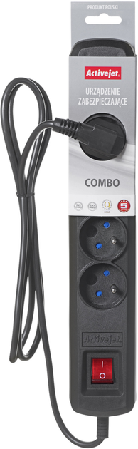 Listwa zasilająca Activejet ACP-5GN 3M CZ Black (5901443113362) - obraz 4