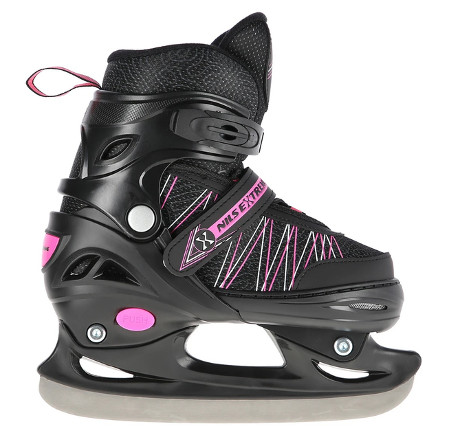 Łyżworolki Nils Extreme 2 w 1 NH11912 A 35-38 M Czarno-Różowe (5907695543032) - obraz 7