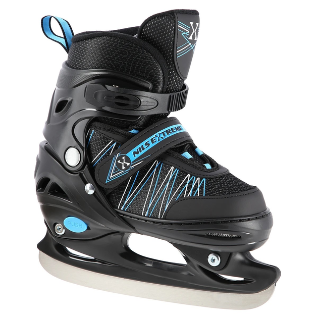 Роликові ковзани Nils Extreme 2 в 1 NH11912 A 39-42 L Чорно-Сині (5907695543070) - зображення 6