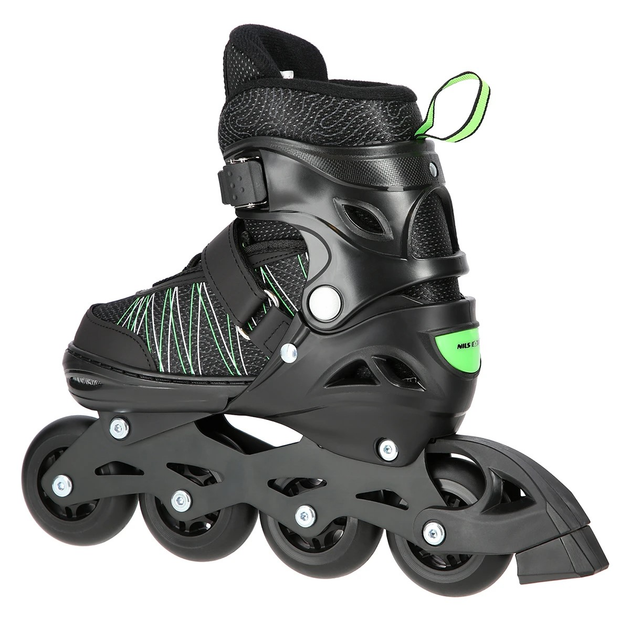 Łyżworolki Nils Extreme 2 w 1 NH11912 A 39-42 L Czarno-Zielone (5907695543100) - obraz 3