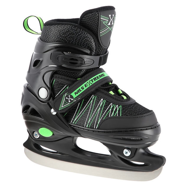 Łyżworolki Nils Extreme 2 w 1 NH11912 A 35-38 M Czarno-Zielone (5907695543094) - obraz 6