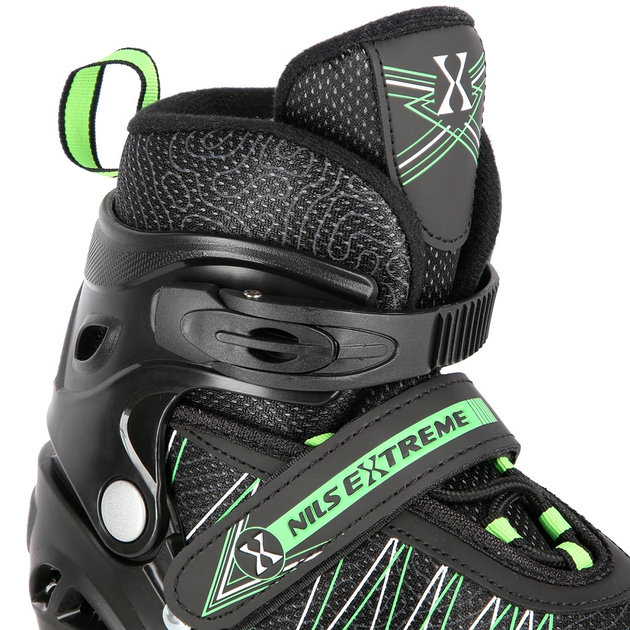 Łyżworolki Nils Extreme 2 w 1 NH11912 A 35-38 M Czarno-Zielone (5907695543094) - obraz 11