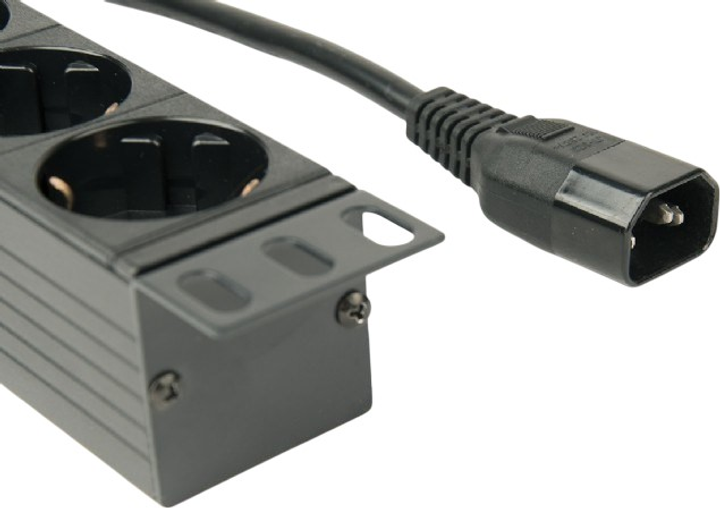 Listwa zasilająca rack Energenie EG-PDU-014-C14 1U na 8 gniazd GER 3m wtyk C14 - obraz 4