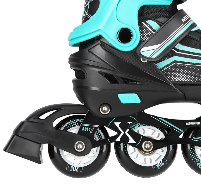 Łyżworolki Nils Extreme 2 w 1 NH18190 34-38 M Czarno-Niebieski (5907695588699) - obraz 8