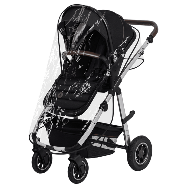 Універсальна коляска 3 в 1 Lionelo AMBER BLACK SILVER - Фото 6 Універсальна коляска 3 в 1 Lionelo AMBER BLACK SILVER - зображення 6
