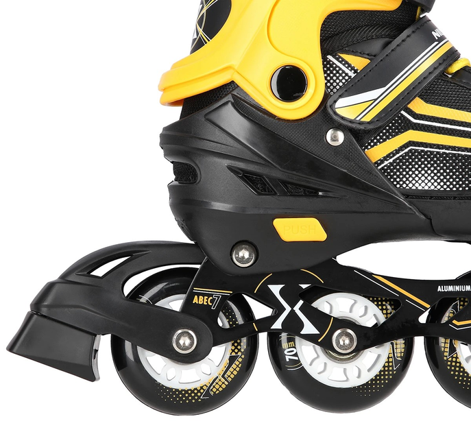Роликові ковзани Nils Extreme 2 в 1 NH18190 39-42 L Чорно-Оранжеві (5907695589245) - зображення 8
