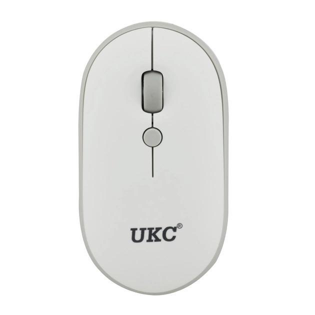 Беспроводной комплект (клавиатура + мышка) UKC White (5263) - изображение 7