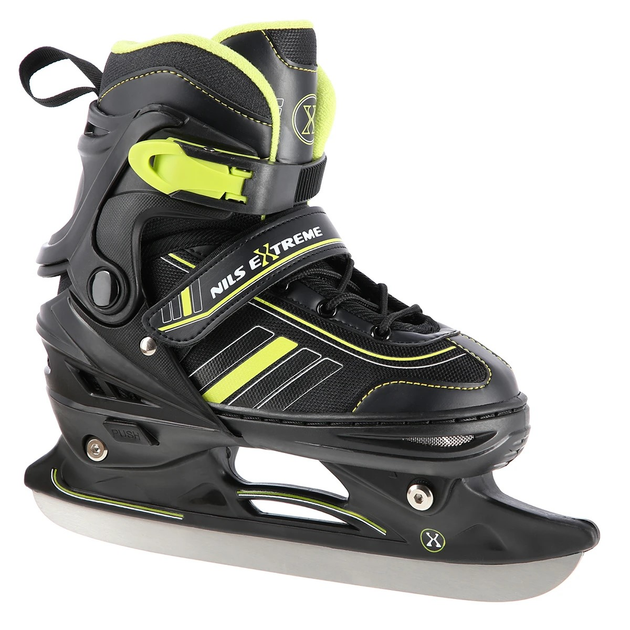 Łyżworolki Nils Extreme 2 w 1 NH18191 39-43 L Czarno-Limonkowe (5907695591781) - obraz 6