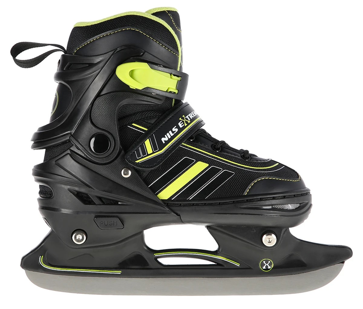 Łyżworolki Nils Extreme 2 w 1 NH18191 39-43 L Czarno-Limonkowe (5907695591781) - obraz 7
