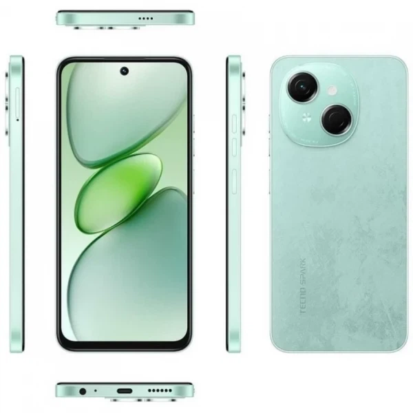 Смартфон tecno Spark Go 1 (kl4) 3/128гб Magic Skeen Green (4894947050091) - изображение 3