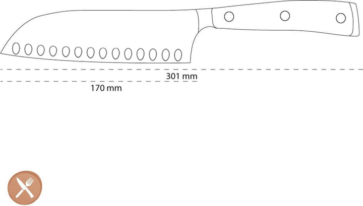 Nóż Santoku Wuesthof Classic Ikon 17 cm (4002293100784) - obraz 13