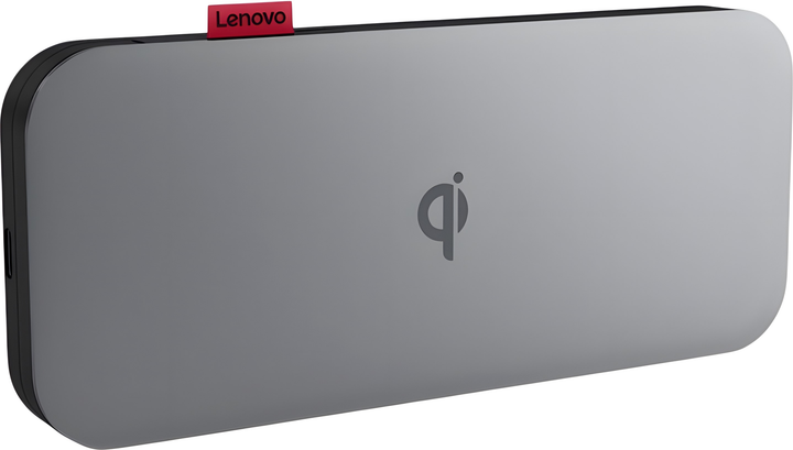 УМБ Lenovo GO LiPo 10000 mAh Wireless Сharging Grey (G0A3LG1WWW) - зображення 4
