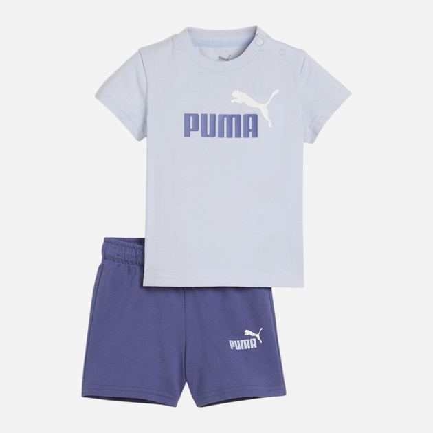 Детский летний комплект (футболка + шорты) для мальчика Puma Minicats Ess 68628547 80 см Cool Weather (4067983403941) 