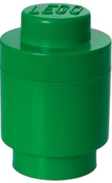 Okrągły pojemnik LEGO Room Copenhagen Storage Brick 1 Green (40301734) - obraz 2