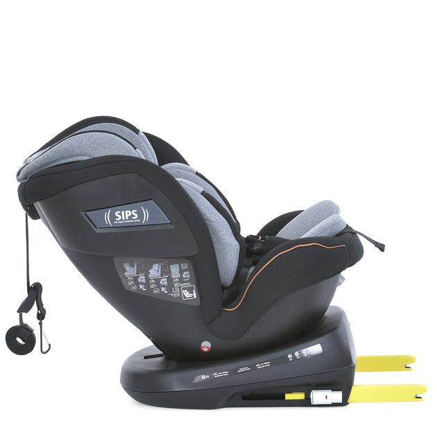 Детское автокресло El Camino ME 1117 I-CON Melange Ultimate Gray ISOFIX Top Tether 360º - изображение 5