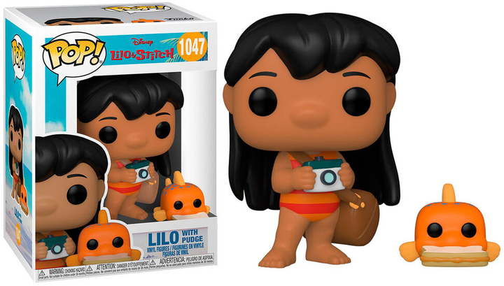 Zestaw figurek Funko Pop! Disney Lilo and Stitch Lilo with Pudge 2 szt (889698556217) - obraz 2