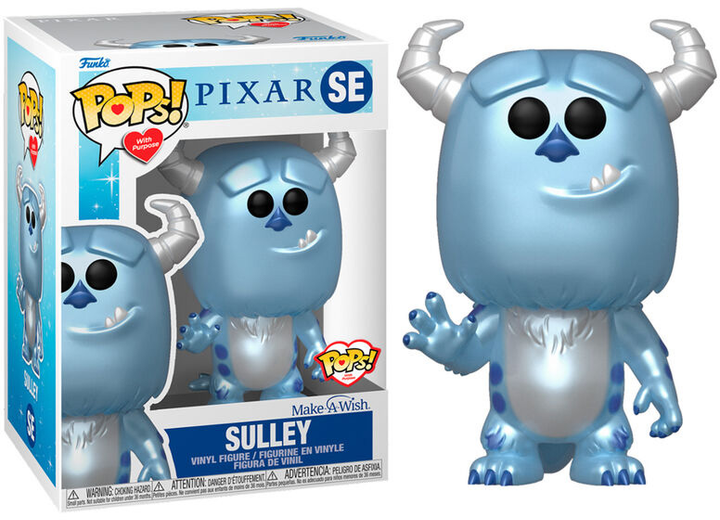 Фігурка Funko Pop! Disney Pixar Make a Wish Sulley Metallic 9 см (889698636704) - зображення 2