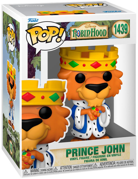 Фігурка Funko Pop! Disney Robin Hood Prince John 9 см (889698759137) - зображення 1