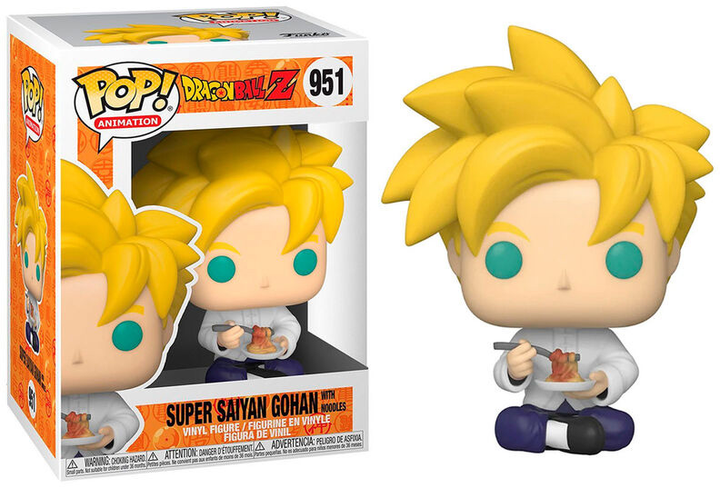 Фігурка Funko Pop! Dragon Ball Z Super Saiyan Gohan with Noodles 9 см (889698486651) - зображення 2