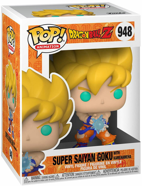 Фігурка Funko Pop! Dragon Ball Z Super Saiyan Goku with Kamehameha Wave 9 см (889698486606) - зображення 1