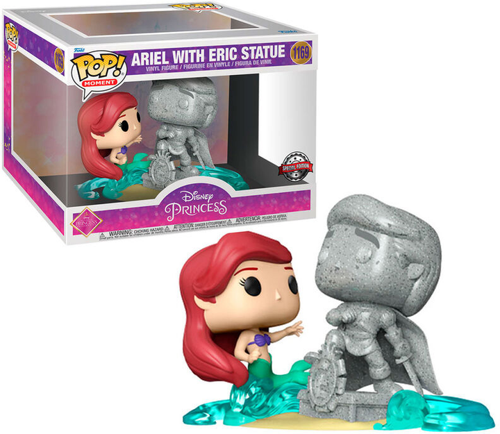 Figurka Funko Pop! Disney Ultimate Princess La Sirenita Ariel & Statue Eric Exclusive 9 cm (889698587952) - obraz 2