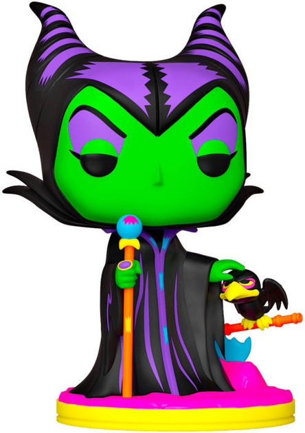 Фігурка Funko Pop! Disney Villains Maleficent Black Light Exclusive 9 см (889698603966) - зображення 3