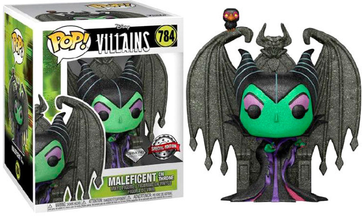 Figurka Funko Pop! Disney Villains Maleficent on Throne Diamond Exclusive 9 cm (889698583923) - obraz 2