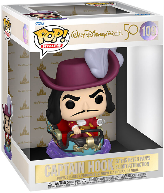 Figurka Funko Pop! Disney World 50th Anniversary Captain Hook 9 cm (889698595124) - obraz 1