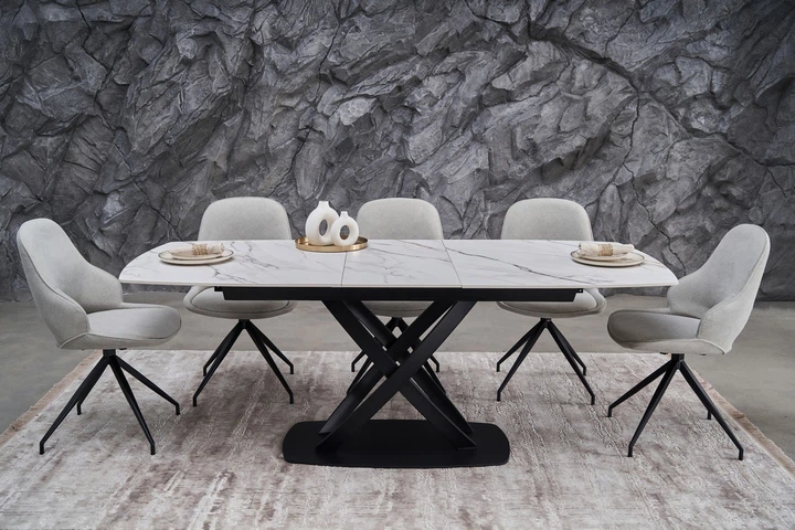Керамічний стіл Амелія ТМL-970 каса голд + чорний - зображення 7
